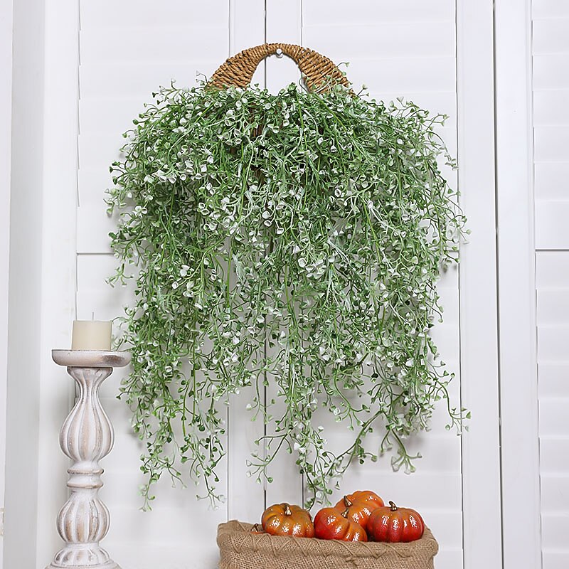 Artificial Hanging Vines Plants Fake Ivy Ferns Outdoor Wedding Garland  Decor USA