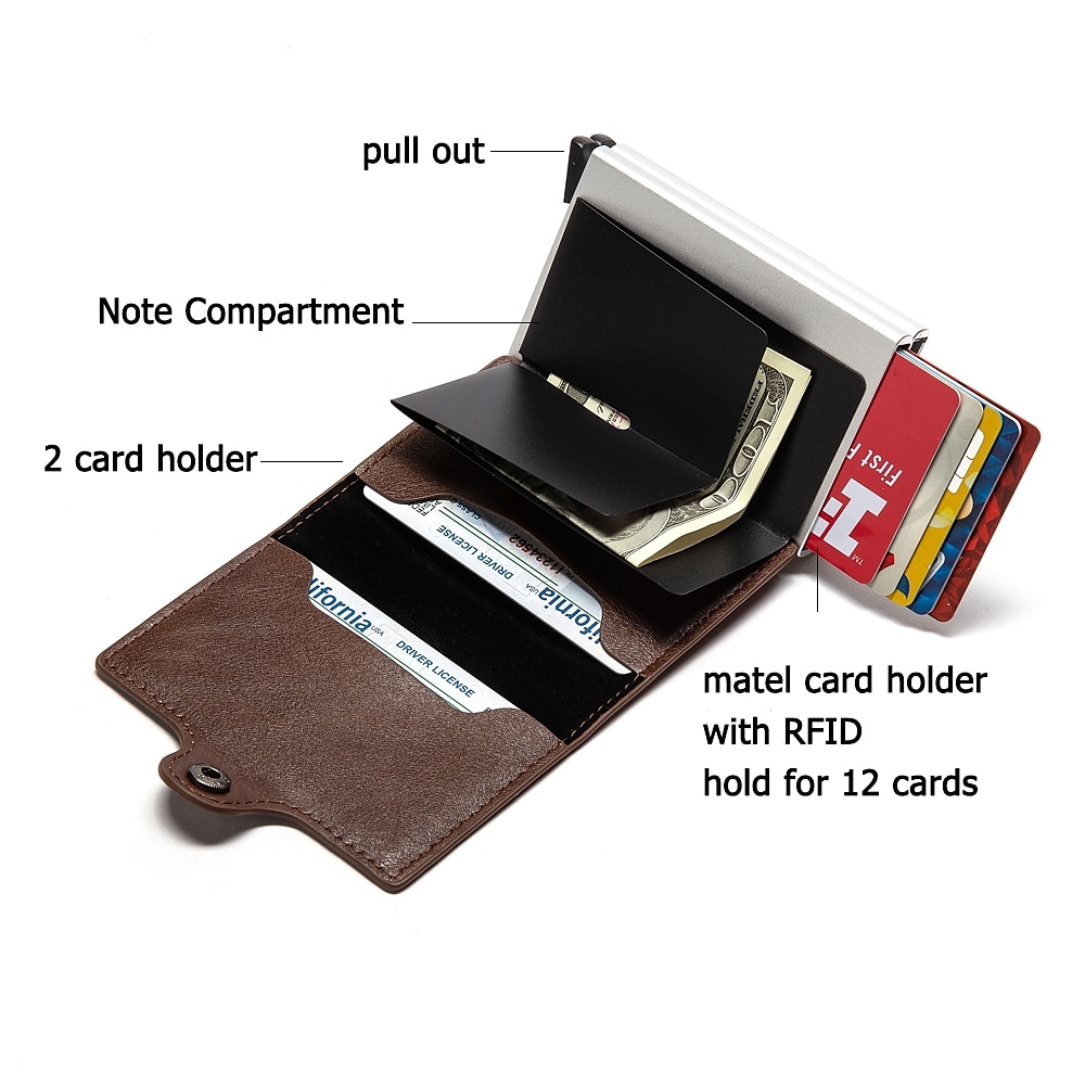 RFID pop-up creditcardhouder portemonnee 2025 - $15.99 –P3