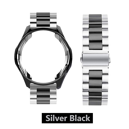 Watch Band for Samsung Galaxy Watch 6 5 4 40/44mm Watch 6 Classic 43/47mm Watch 5 Pro 45mm Watch 4 Classic 42/46mm 3 41mm Stainless Steel Replacement  Strap with Case Sport Band Wristband 2025 - $18.99 –P10