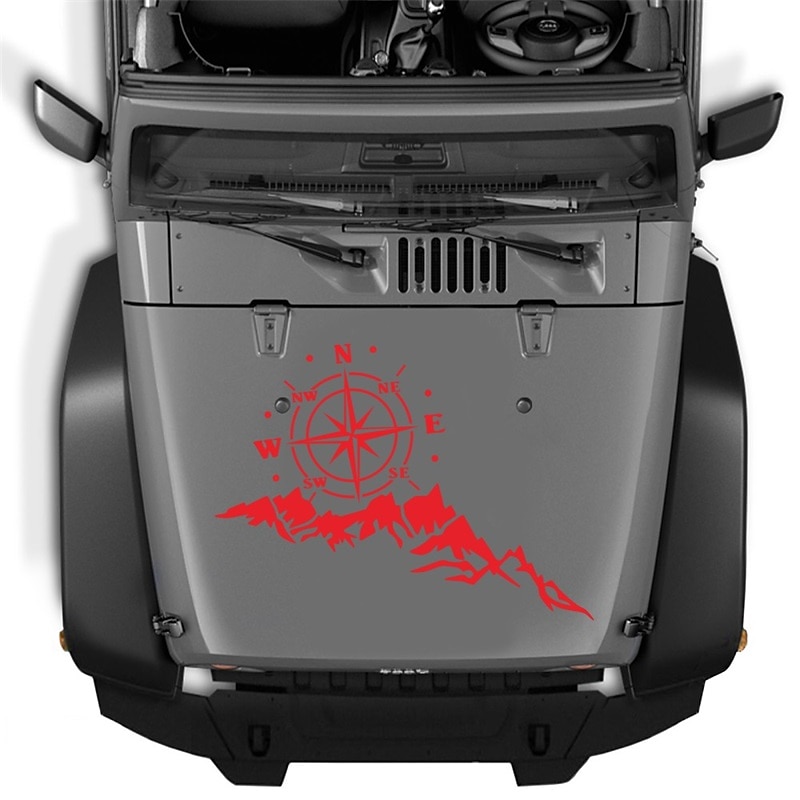 ovendash diy design auto kuorma koristeelliset tarrat maastoautolle vuoristoseikkailijoille kompassi maastoauto matkailuauto asuntoautotarvikkeet 2025 - $11.99 –P3