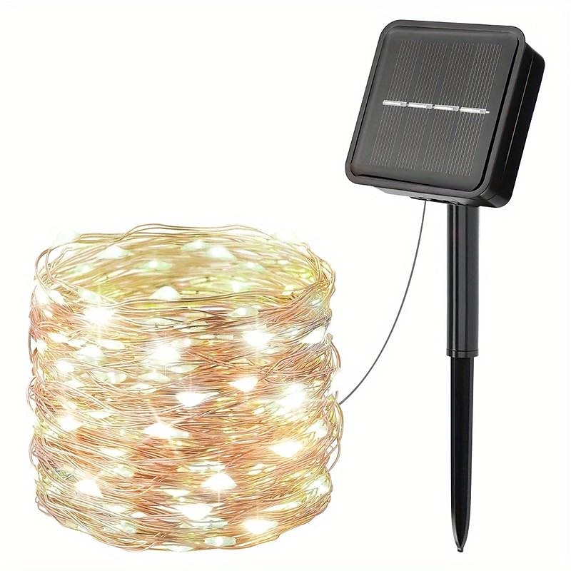 5M 10 m 20 m Světelné řetězy 50/100/200/300 LED diody EL Teplá bílá Chladná bílá Vícebarevné Světla z měděného drátu předvečer Všech svatých Svatba Vánoční dekorace 5 V 2025 - $12.49 –P11