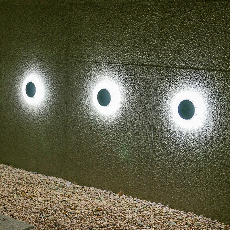 Solar-Untergrundleuchte, 28 LEDs, wasserdicht, für den Außenbereich, Rasenleuchte, Deckleuchte, in den Boden eingelassene Solar-Terrassenlampe, LED-Garten, Hof, Rasen, Gehweg, Dekor, Solar-Wandleuchte 2025 - $15.99 –P13