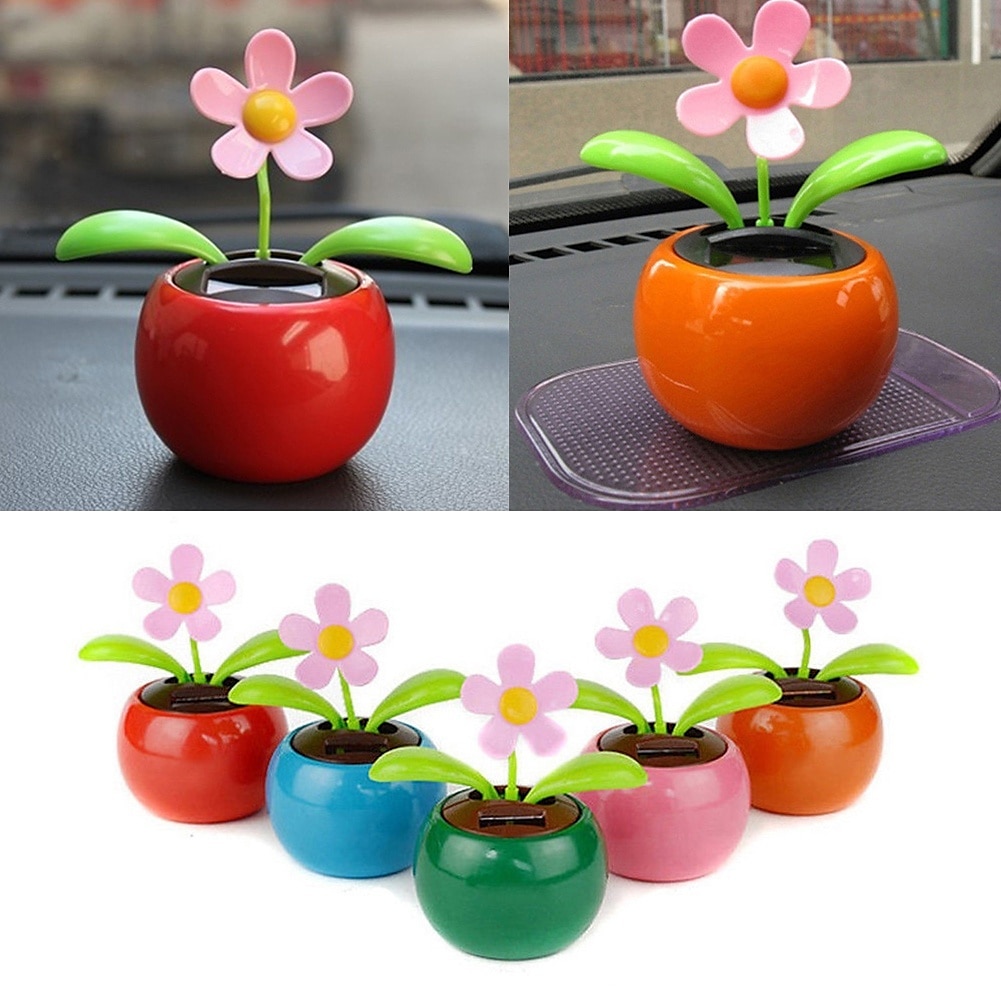 2st ny modesoldriven dans gungande animerad blomma leksak bil styling heminredning prydnad 2025 - $10.99 –P1