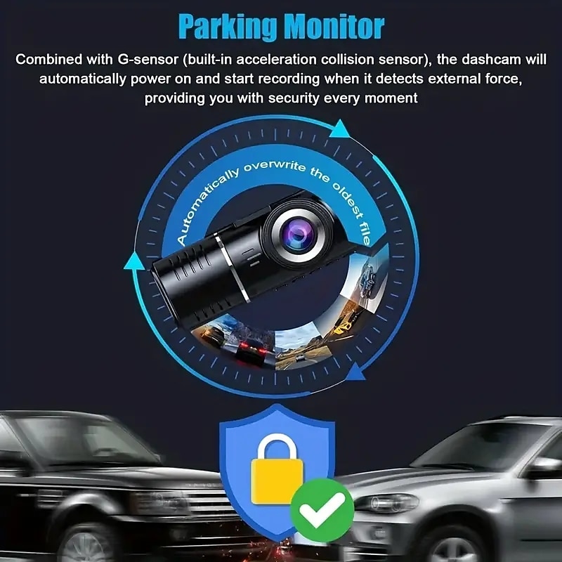 3 Cameras Lens 2.5In Car DVR Dash Cam HD Dash Camera Three Way Lens Video Recorder 1080P Black Box Cycle Dashcam Camcorder 2025 - $81.99 –P2