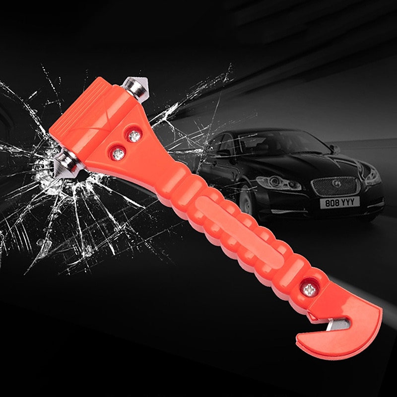 autó biztonsági kalapács automatikus vészüveg ablaktörő biztonsági öv vágó életmentő menekülő autó vészhelyzeti eszköz 2025 - $14.99 –P5