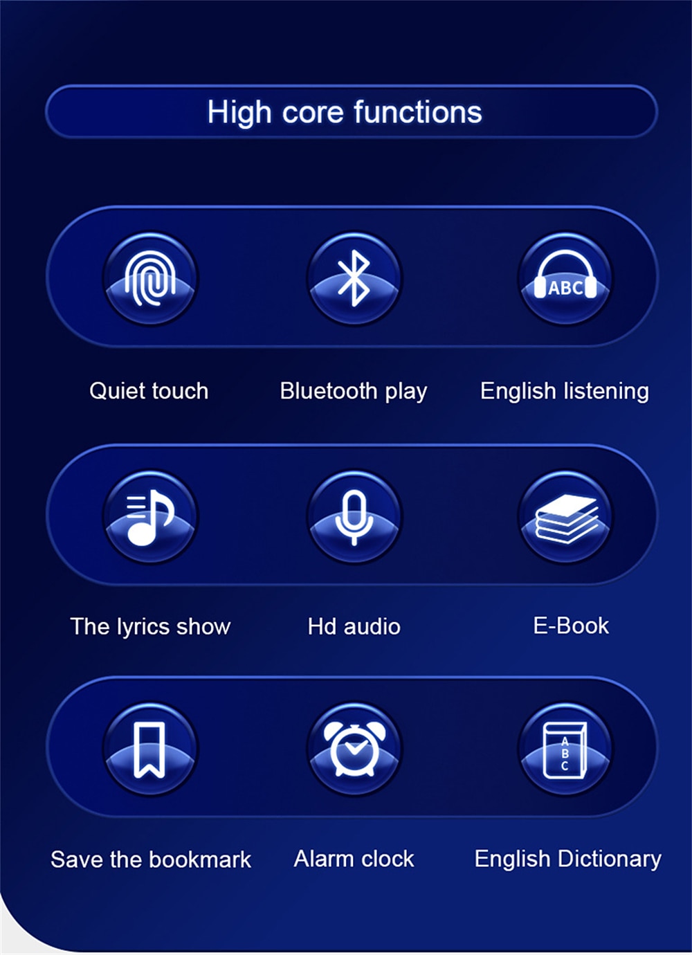 Q8 Met Bluetooth 5.0 MP3 Speler Full 1.8 inch Touch Screen 4GB 8GB 16GB 32GB MP4 Player Muziekspeler Met Ingebouwde Speaker Fm Radio Recorder 2025 - $34.99 –P5