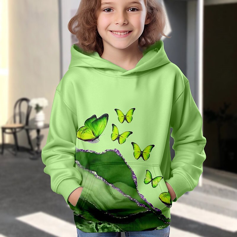 Kids 2024 butterfly hoodie