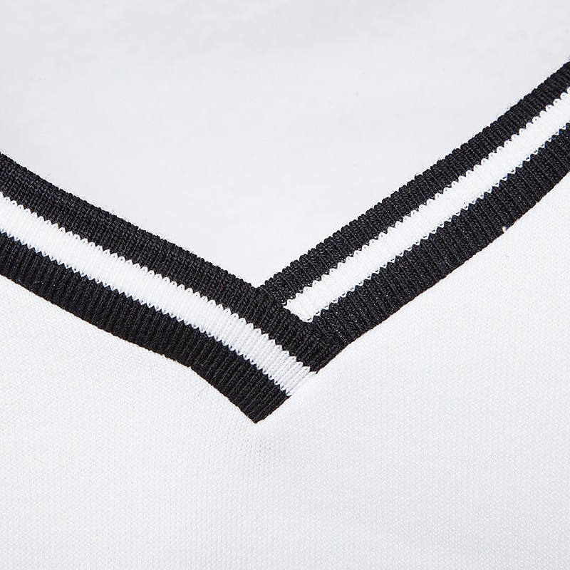 Per uomo Felpa Pullover Maglione Maglione A coste Maglia Standard Taglio attillato Lavorato a maglia Banda A V Contemporaneo moderno Ufficio Da tutti i giorni Abbigliamento Autunno inverno Nero Bianco del 2026 a $22.99 –P4