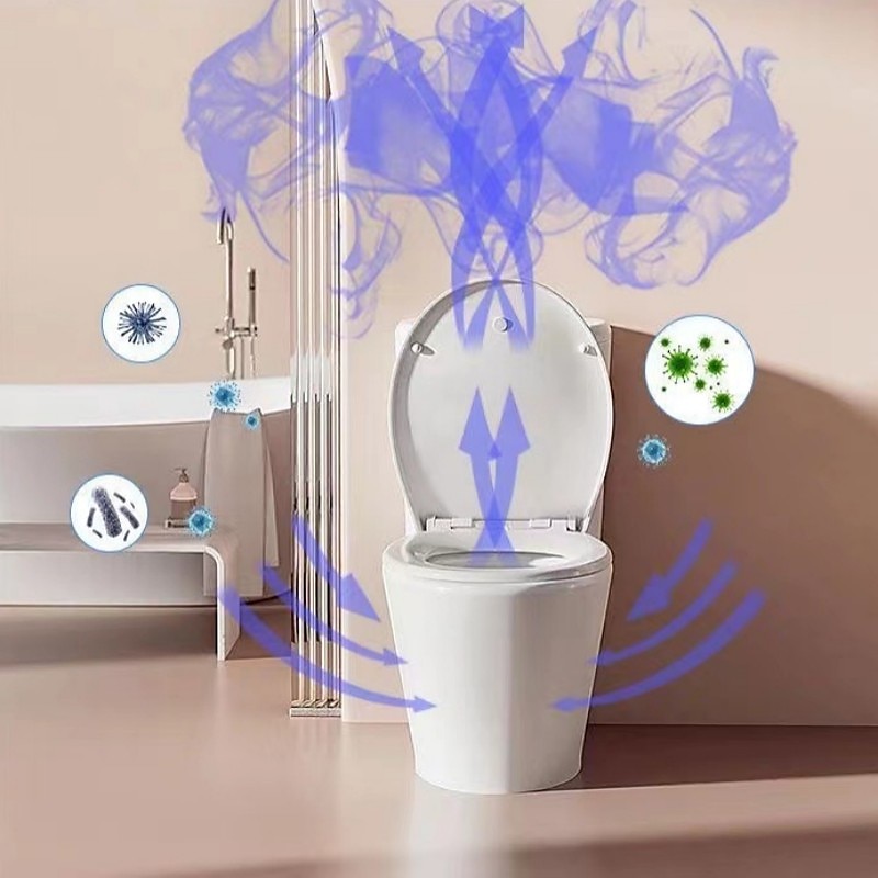 Toilet Deodorizer With Incense Home Generation Mini Air Purifier LED Ultraviolet Toilet Disinfection Lamp Uvc Germicidal Lamp 2025 - $15.99 –P9
