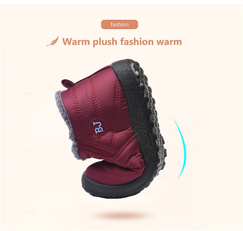 Men's Women's Waterproof Winter Ankle Boots - Warm Fur Lined Slip-On Shoes for Outdoor Activities 2025 - $24.99 –P5