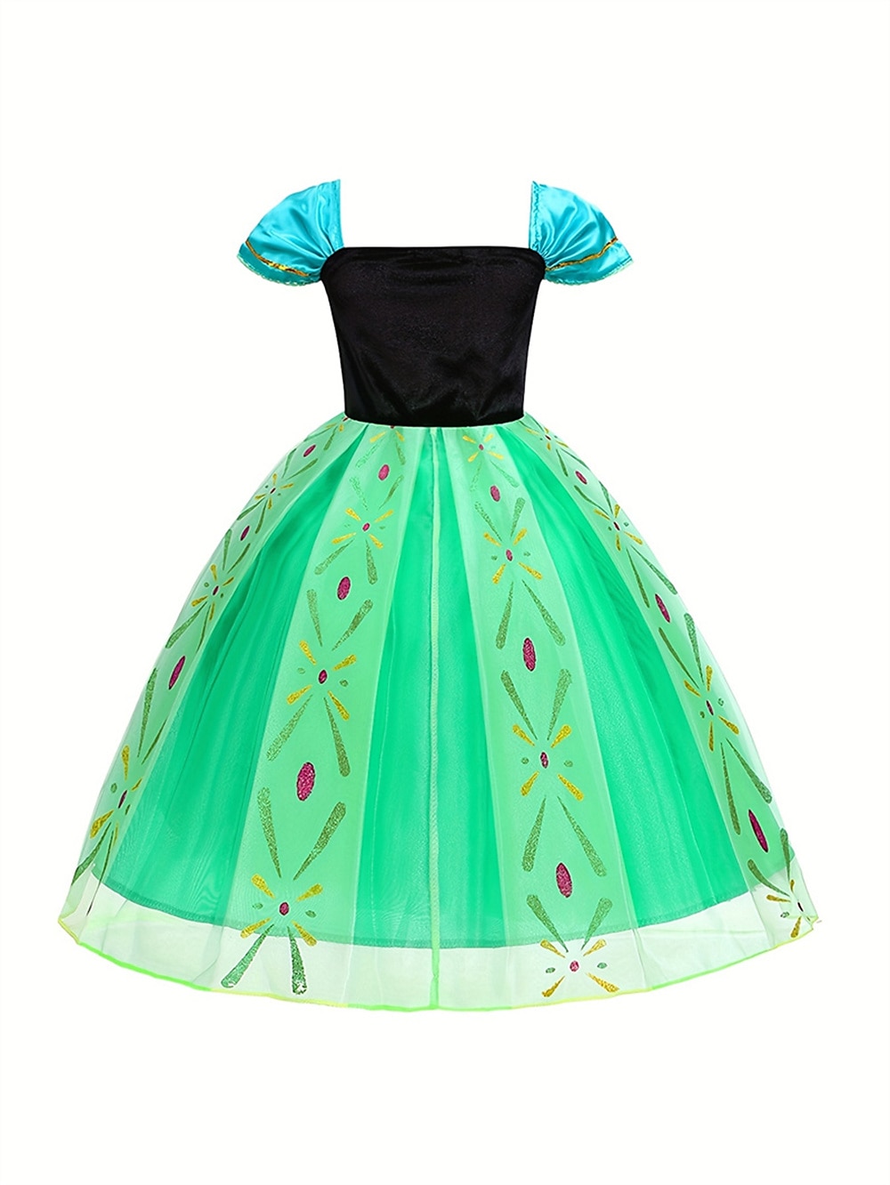 Frozen DinBasme Prințesă Anna Rochie de fete cu flori Costum de petrecere tematică Rochii din tul Cosplay Film Cosplay for Fete Pentru copii Carnaval Mascaradă Nuntă Invitat la nunta 2025 - $33.99 –P5