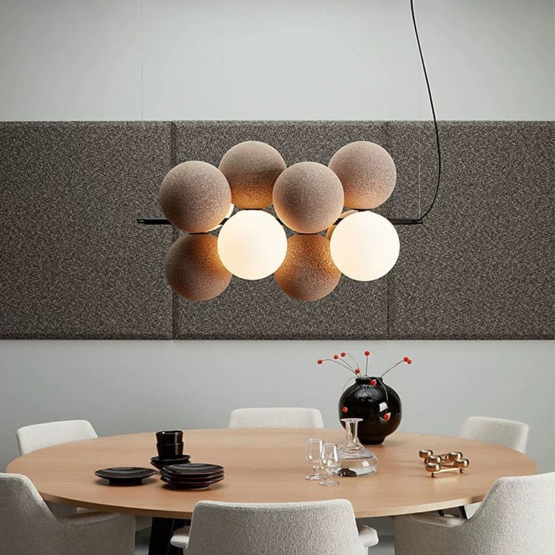 LED suspension 10 lumières verre globe lustre lumière moderne noir rose lustres pendentif luminaire vintage globe boule plafond encastré luminaire 110-240v de 2025 ? $499.99 –P4