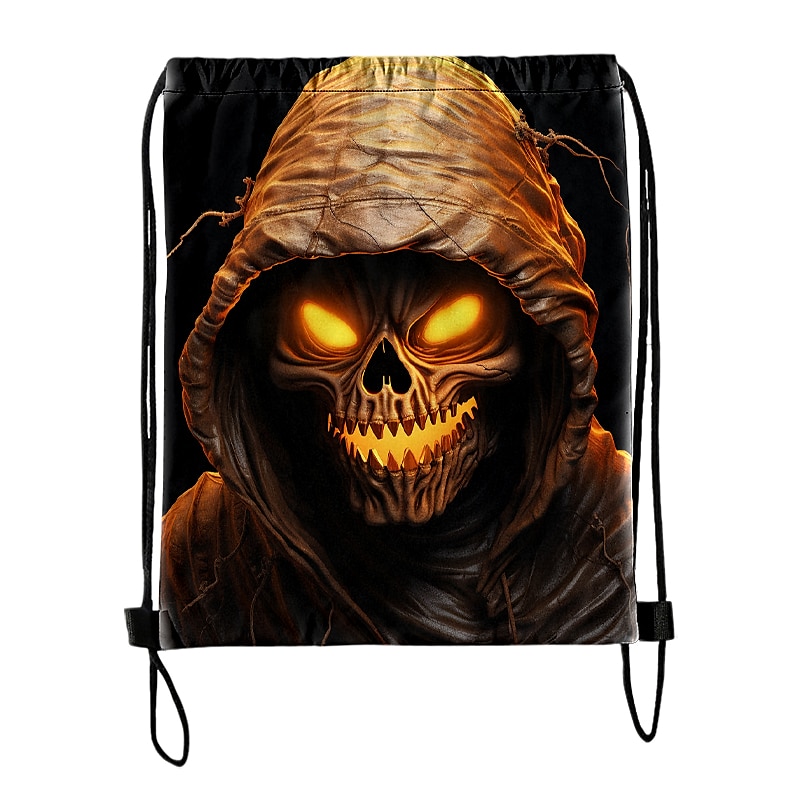 Men's Boys Backpack 3D Print Mini Backpack Drawstring Bag Outdoor Halloween Character Polyester Large Capacity Lightweight Durable Print Red 2025 - $11.99 –P5