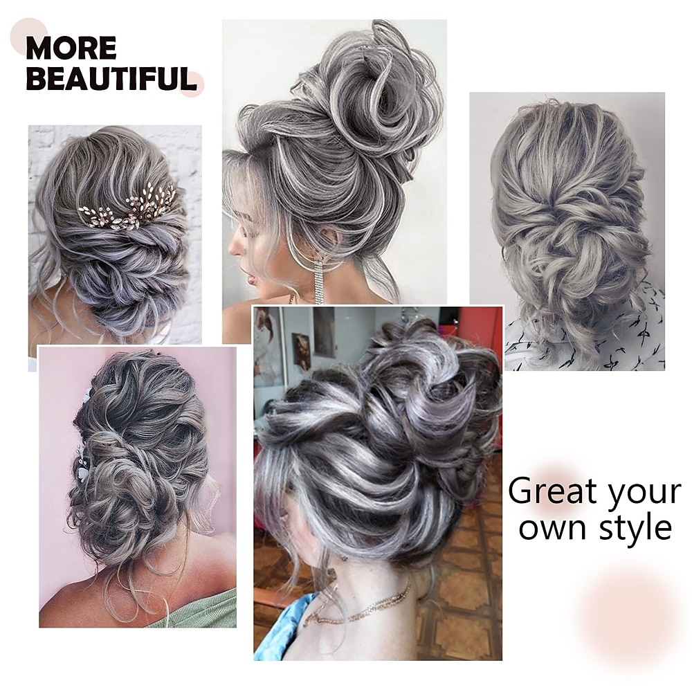 Messy Bun Hair Pieces for Women and Girls Synthetic Tousled Updo Hair Extensions Faux Hair Bun for Daily Wear 2025 - $14.49 –P13