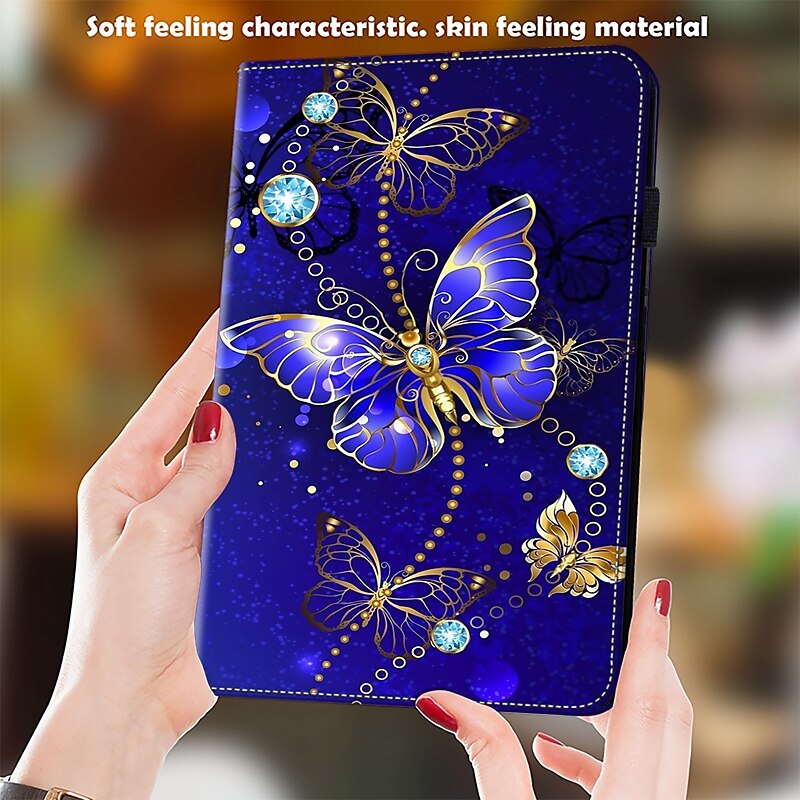 Tablet Case Cover For Apple 12.9 11 9.7 ipad 9th 8th 7th Generation 10.2 inch iPad mini 6th 8.3" iPad mini 5th 4th 3rd 2nd 1st 7.9'' with Stand Holder Flip Card Holder Graphic Butterfly TPU PU Leather 2025 - $29.99 –P12