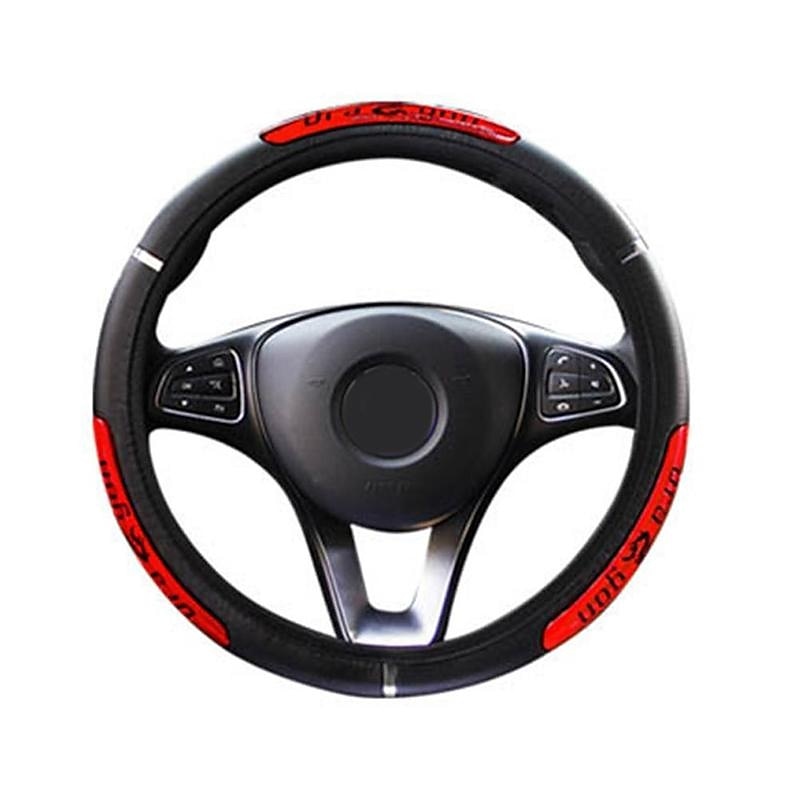 StarFire Reflective Synthetic Leather Steering Wheel-flywheel/China Dragon Design Car Steering Wheel Covers 2025 - $11.99 –P6