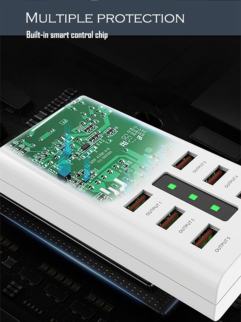 USB 2.0 Hubs 6 Ports 6-in-1 USB Hub with RJ45 5V / 2A Power Delivery For Tablet Smartphone 2025 - $15.99 –P5