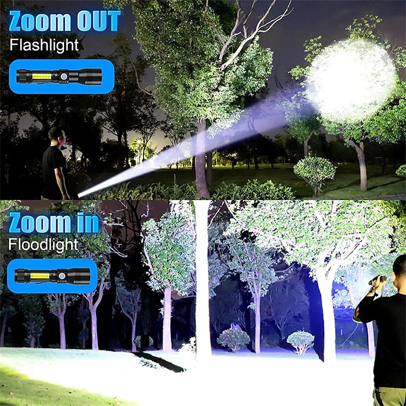 2025年 uv 懐中電灯紫外線ライト多機能充電式懐中電灯ズーム可能な磁気 LED トーチ汚れ検出ブラックライト  コレクション – $32.99 –P10