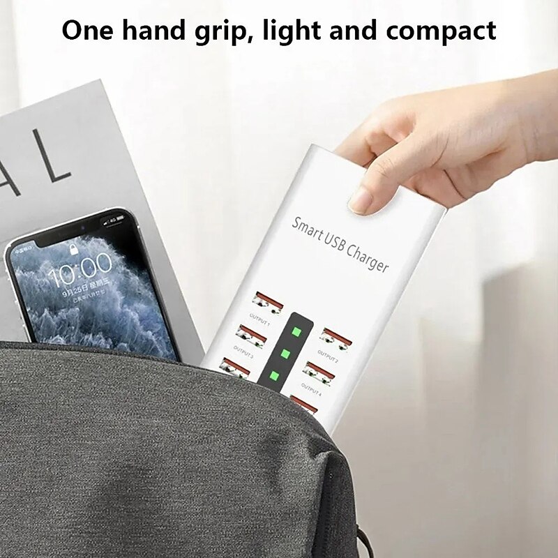 USB 2.0 Hubs 6 Ports 6-in-1 USB Hub with RJ45 5V / 2A Power Delivery For Tablet Smartphone 2025 - $15.99 –P1