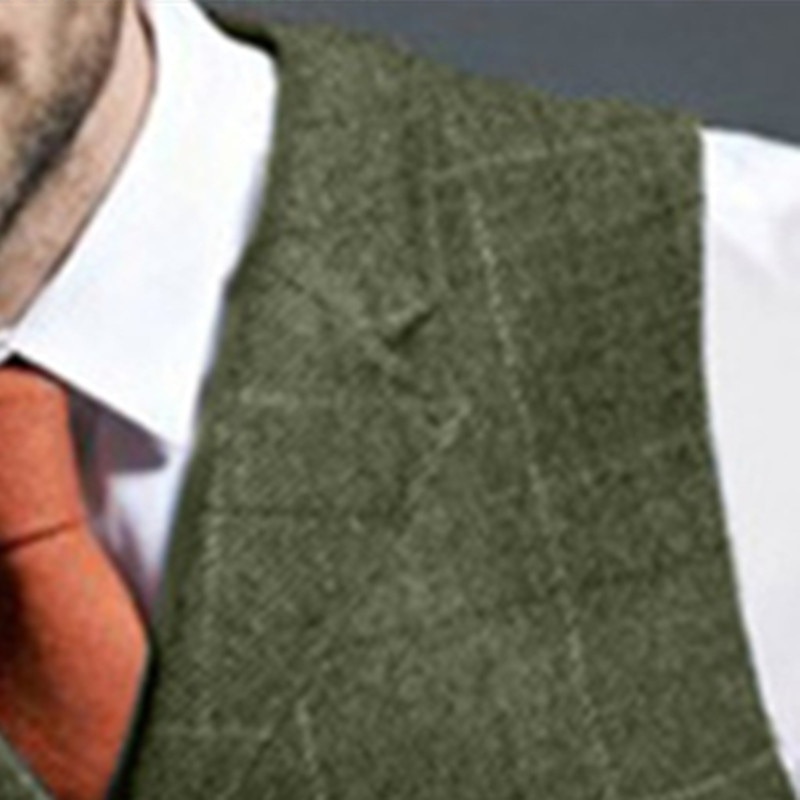 Per uomo Retrò vintage Gilè A spina di pesce Taglio sartoriale Dentellato Monopetto - più bottoni Blu Verde Cachi 2023 del 2025 a $55.99 –P2