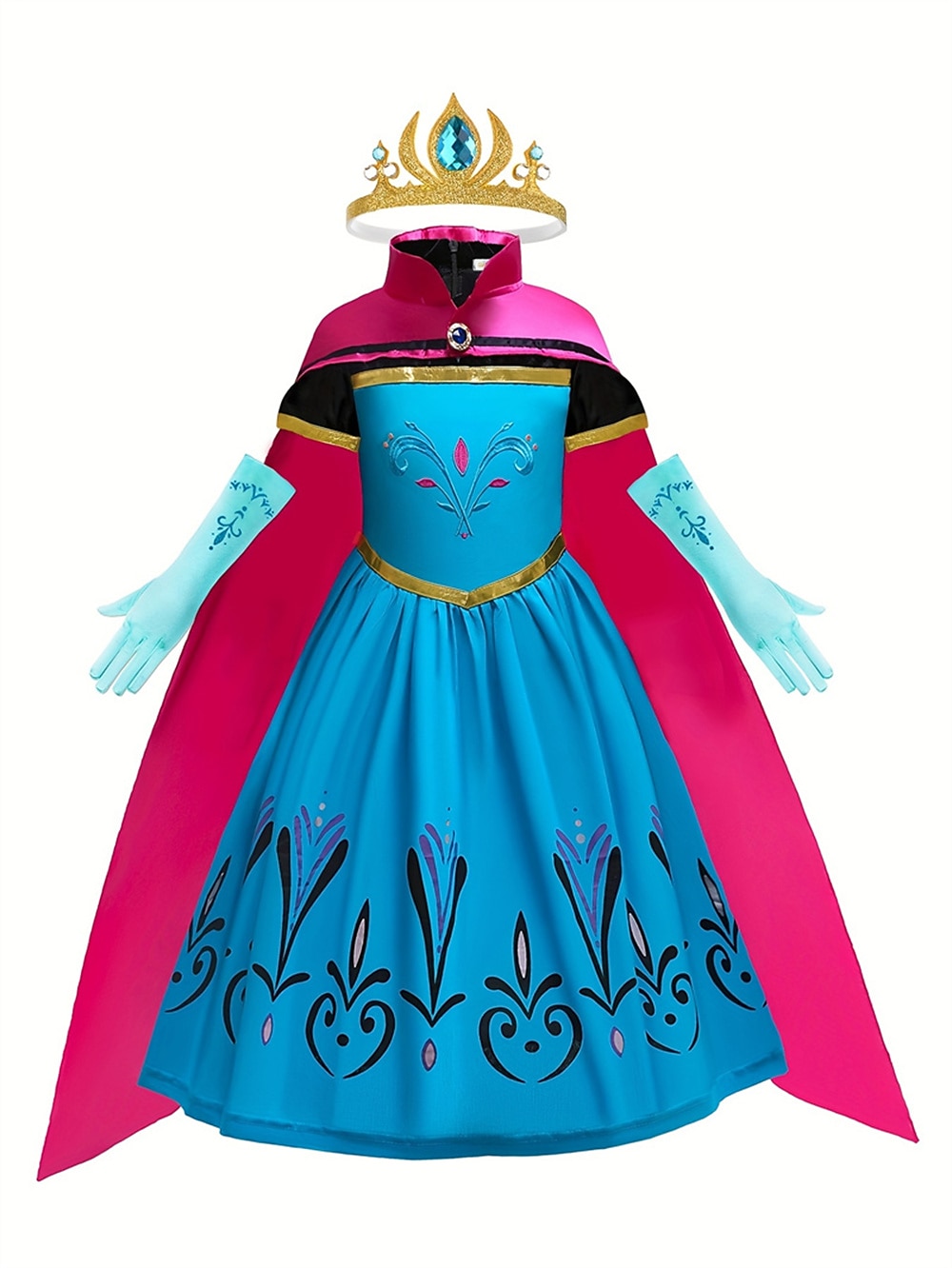 Frozen אגדה נסיכות אנה שמלת ילדה פרח תחפושת מסיבת נושא שמלות טול קוספליי תחפושות משחק של דמויות מסרטים for בנות בגדי ריקוד ילדים קרנבל נשף מסכות 2025 - $41.99 –P2