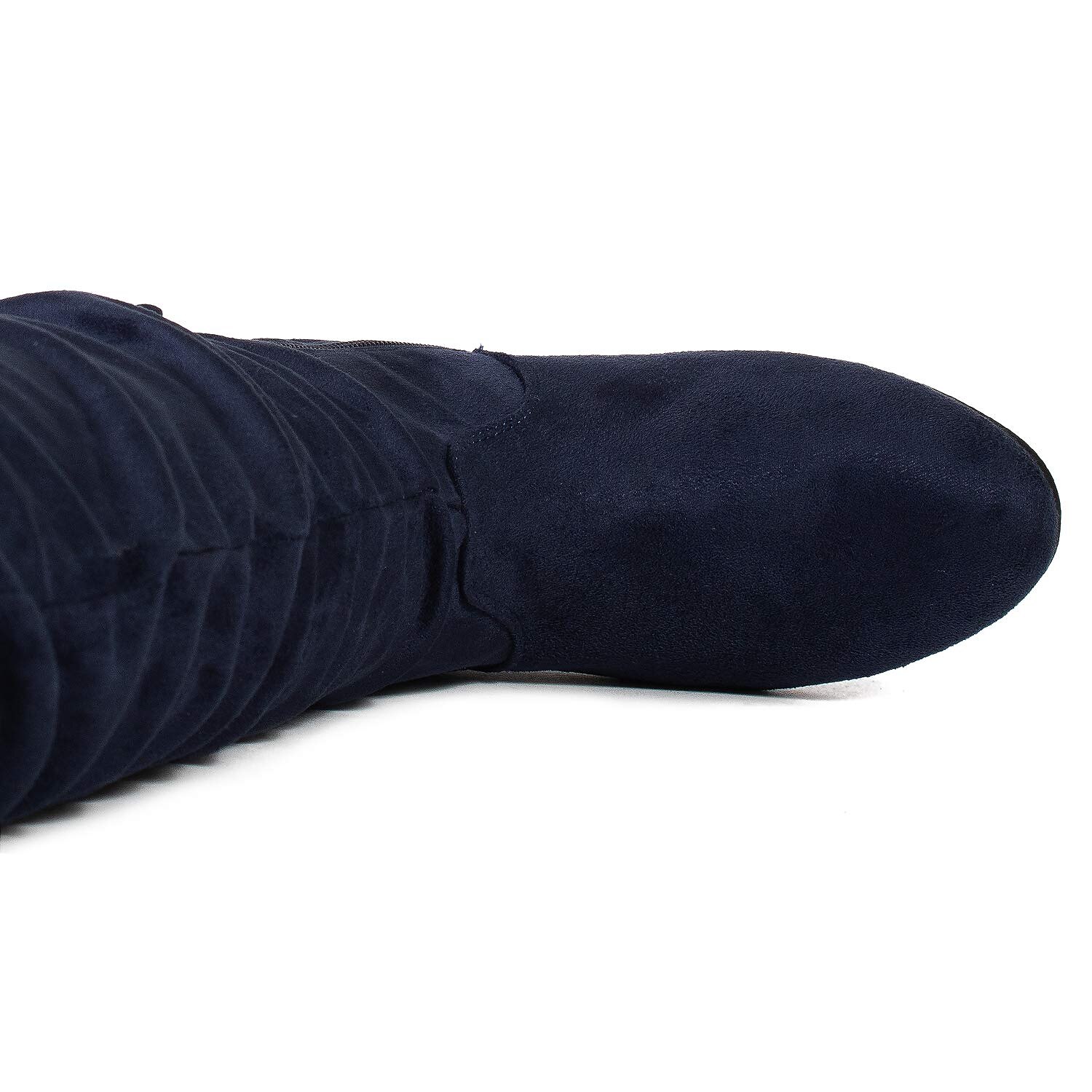 Női Csizmák Fordított bőr cipő Slouchy Boots Extra méret Szabadtéri Napi Tömör szín Térd fölé érő csizmák Középborjú csizma Tél Cipzár Lapos Kerek orrú Alkalmi Kényelmes minimalizmus Fordított bőr 2025 - $54.99 –P8
