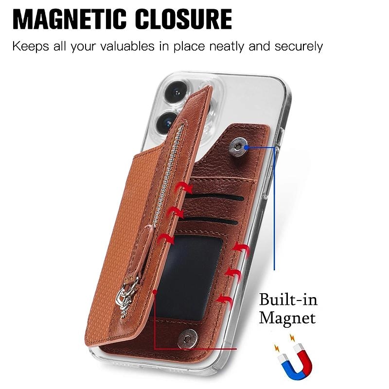 Reis Portemonnee Kaart Tas Creditcard Houder Voor Mobiele Telefoon Multifunctionele Lijm Telefoon Portemonnee Kaart Houder Mobiele Telefoon Kaart Case 2026 - $11.99 –P3