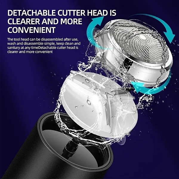 Mini Electric Travel Shaver for Men Pocket Size Rechargeable Portable Painless Cordless Trimmer Knive Face Beard Razor 2025 - $11.99 –P7