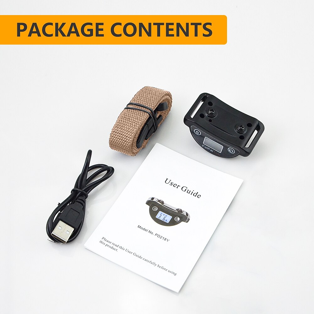 No shock Auto anti-bark collar for dogs and cats IP65 waterproof LCD screen to check power level two anti-barking modes 2025 - $41.99 –P6