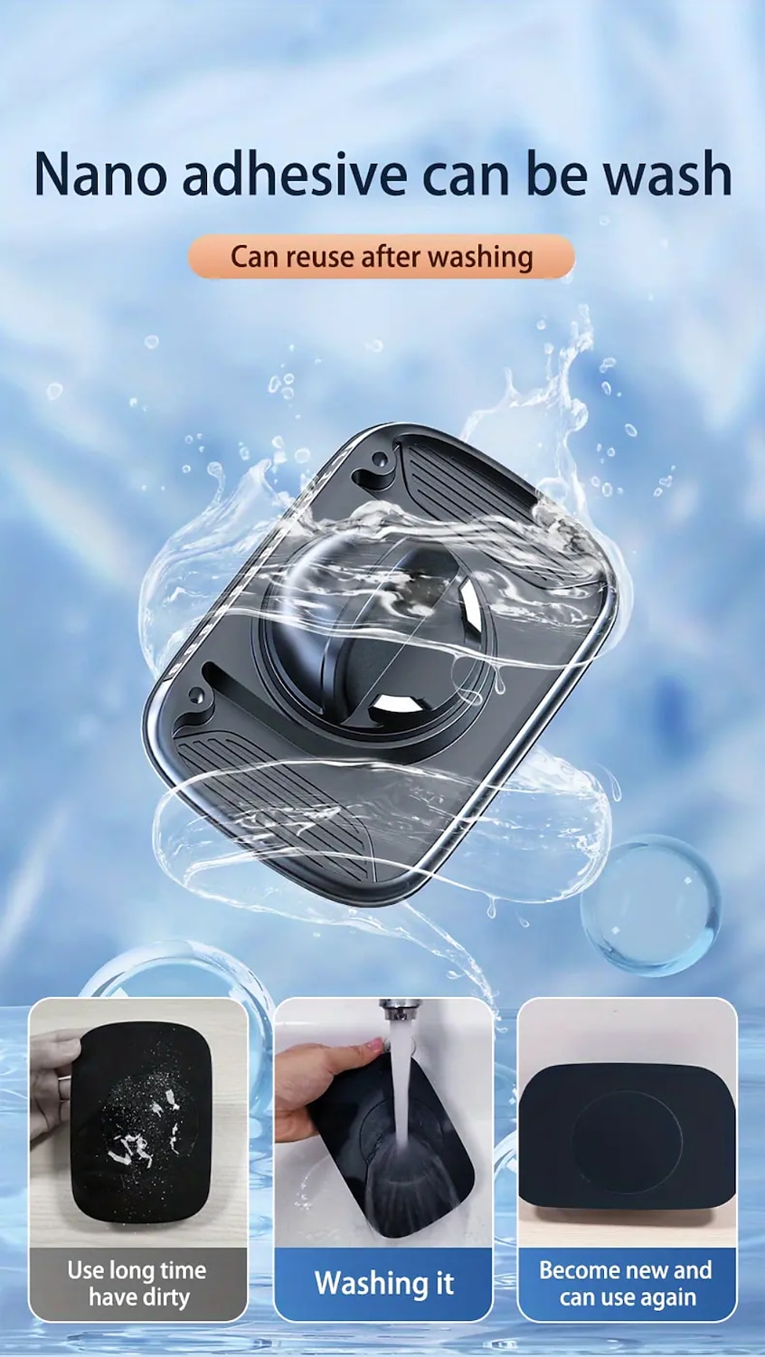 Multifunctional Car Phone Holder, 360-degree Rotating Dashboard Mobile Phone Holder, Car Navigation Anti-slip Holder, Suitable For Car Dashboard Anti-slip Mat Suitable For All Phones 2025 - $22.99 –P5