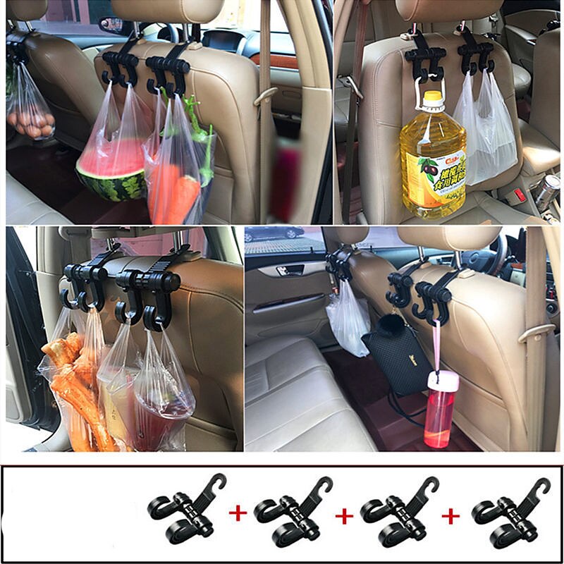 Universal Car Seat Back Storage Hook Sundries Hanger Bag Holder Multifunction Car Hooks Vehicle Storage Organizer 2025 - $14.99 –P12