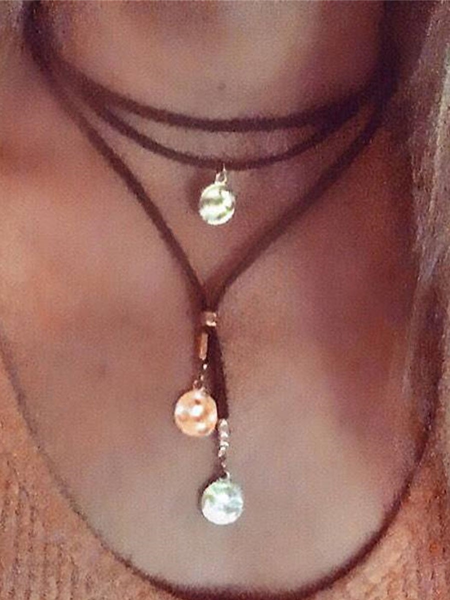 Femme Colliers Mode Extérieur Géométrie Collier de 2025 ? $8.49 –P3