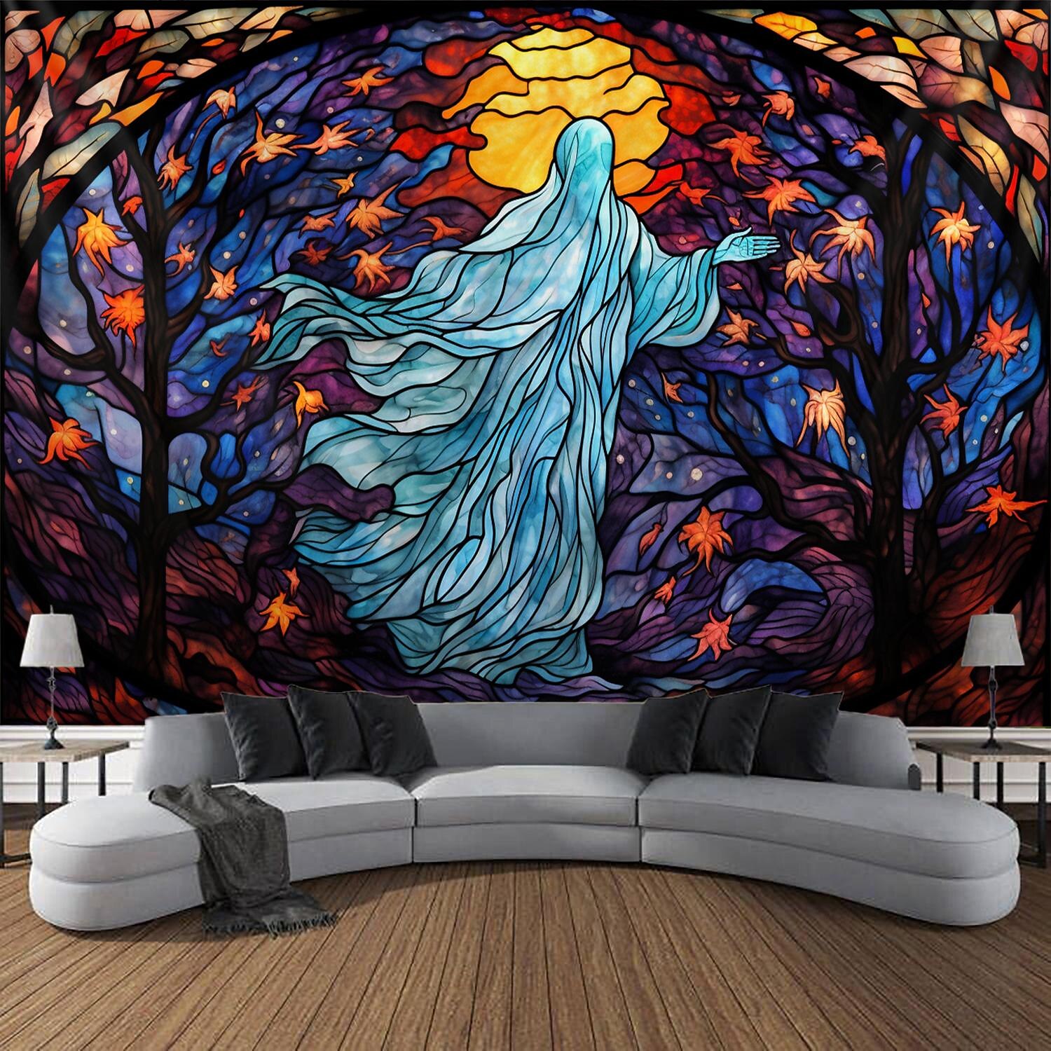 Stained glass tapestry new arrivals