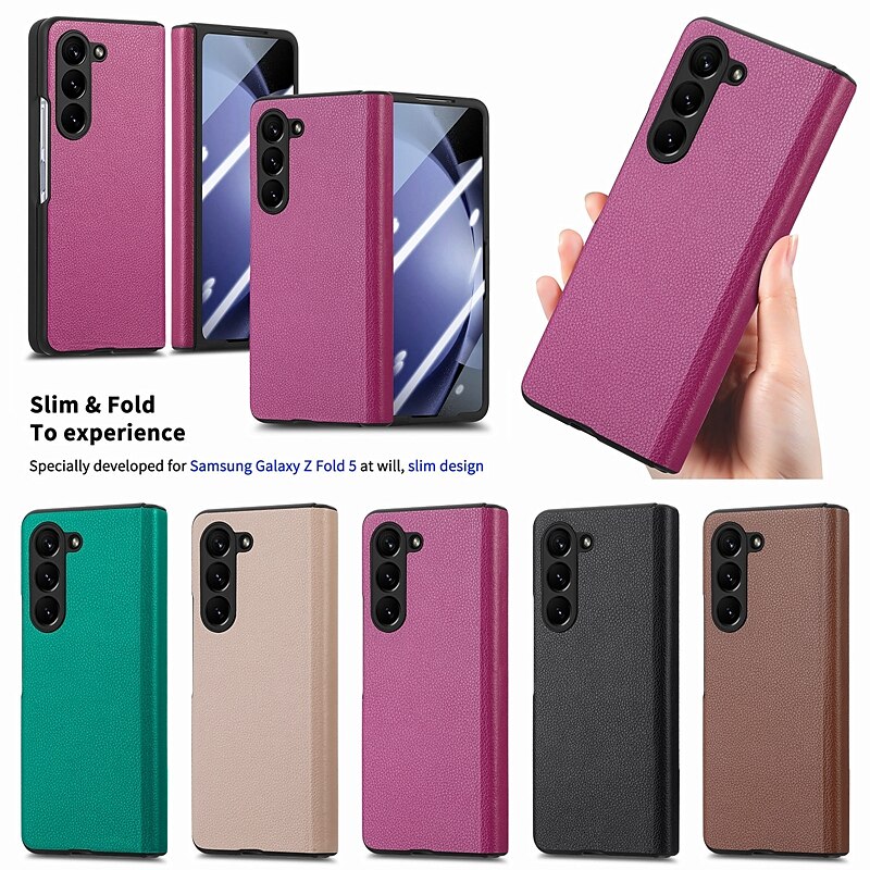 Slim Protective Cover for Samsung Galaxy Z Fold 5 - Purple