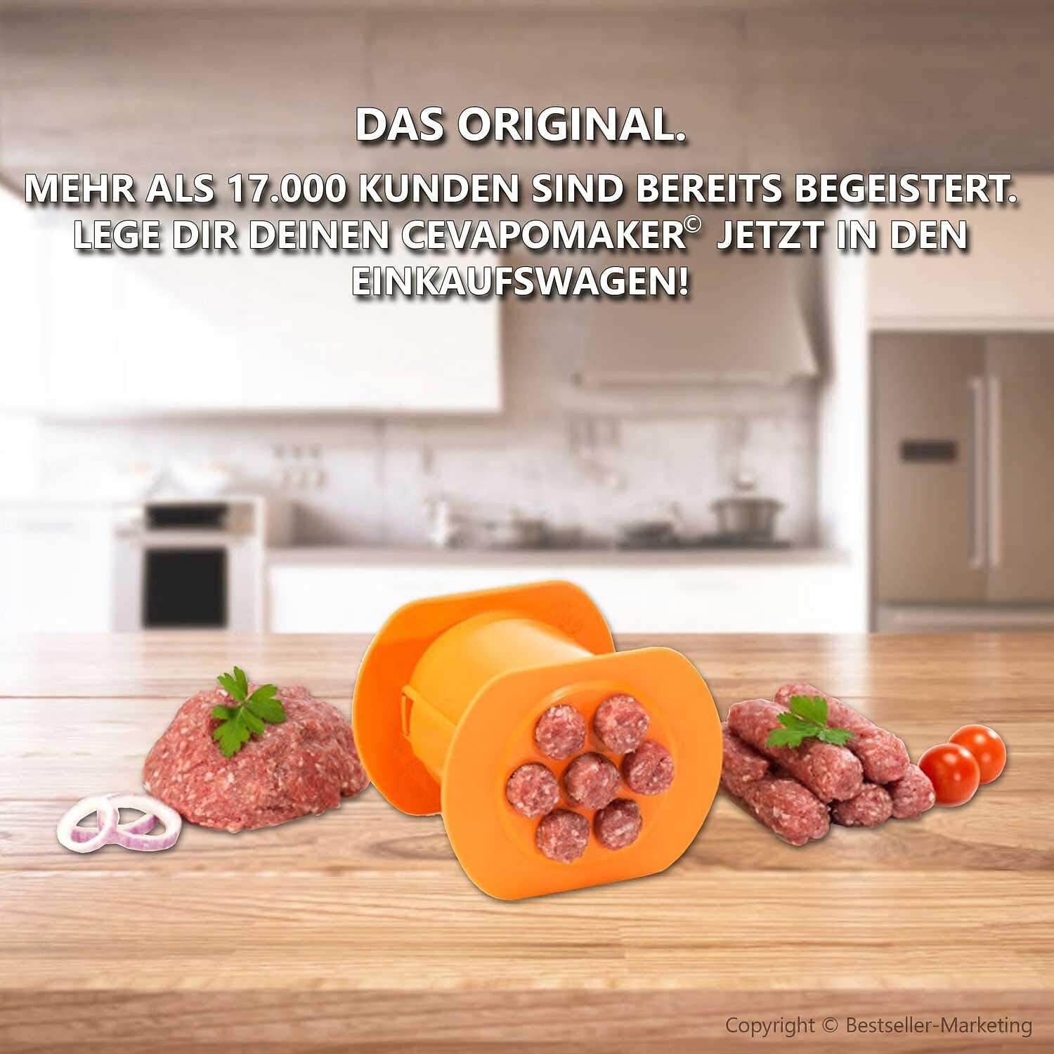 Machine à saucisses manuelle, remplisseur de viande de saucisse cevapcici à une presse, pour hachoir à viande manuel de 2025 ? $8.99 –P5