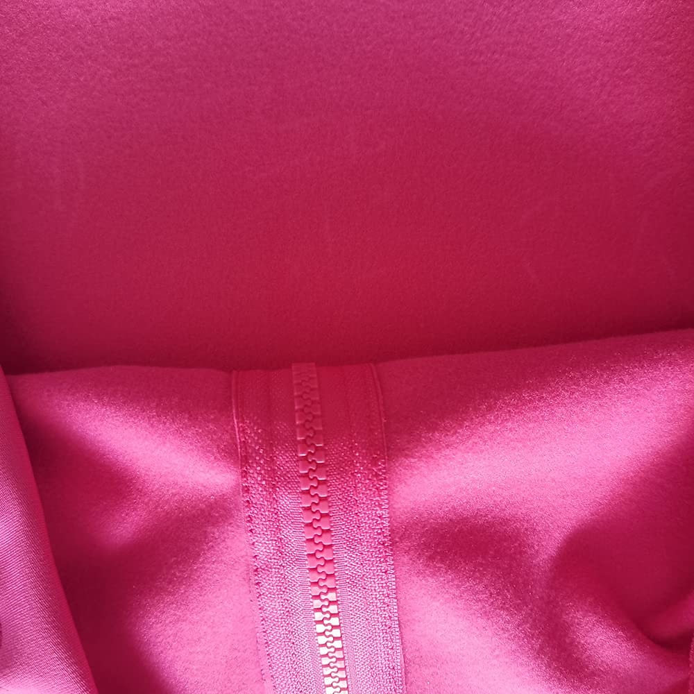 Figure Skating Fleece Jacket Women's Girls' Ice Skating Jacket Top Black Pink Stretchy Training Competition Skating Wear Thermal Warm Crystal / Rhinestone Long Sleeve Ice Skating Figure Skating 2025 - $49.99 –P10