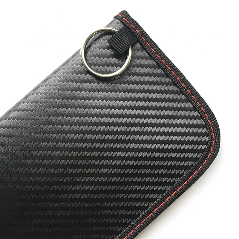 1pc Faraday Bag For Phones Car Keys RFID Signal Blocking Bag Carbon Fiber Case Privacy Protection Key Fob, Anti-Tracking Anti-Hacking Case BlockerYou can clic 2025 - $15.99 –P10