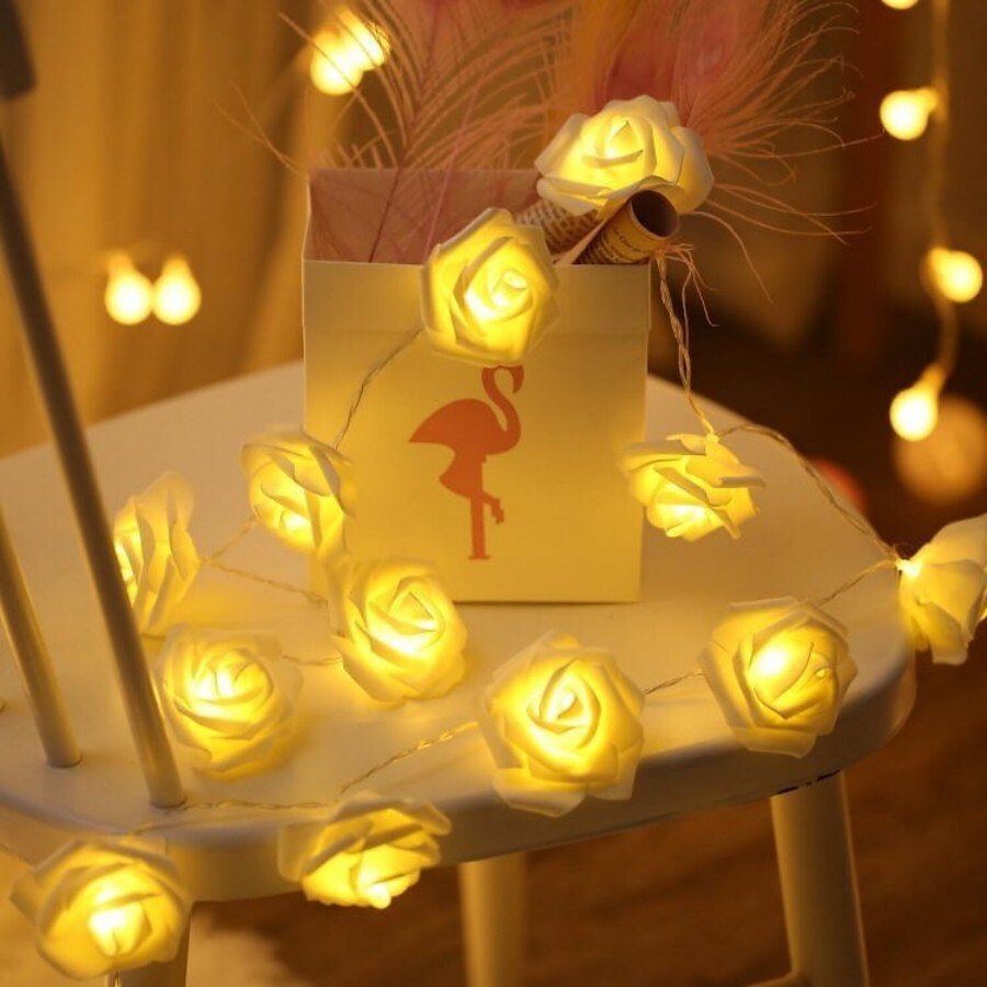 3M Rose String Lights 20 LEDs EL Warm White Valentines Creative String Lights Indoor Batteries Powered 2025 - $20.99 –P4