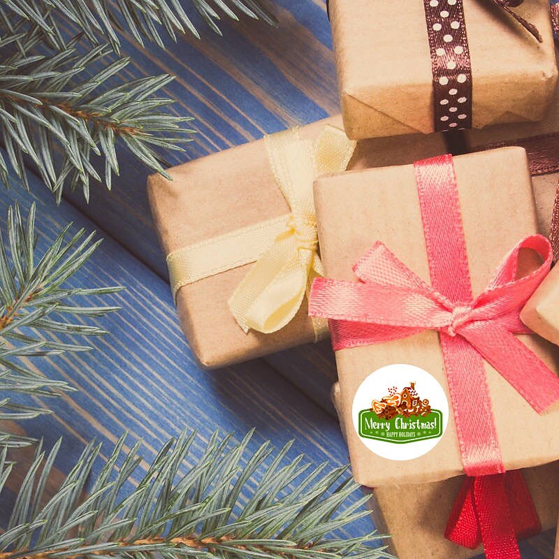 500 stks/pak 1 inch vrolijk kerstfeest stickers kerstboom elanden snoep zak afdichting sticker kerstcadeaus doos label nieuwjaar 2025 - $6.49 -P7