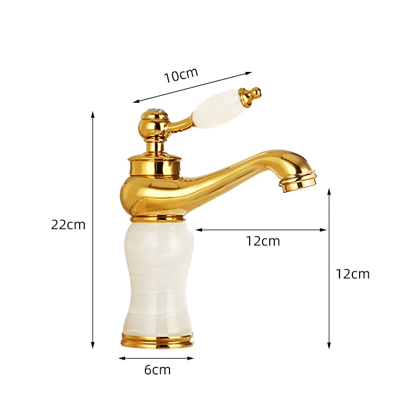 Robinet lavabo - Séparé Plaqué Set de centre Mitigeur un trouBath Taps de 2026 ? QAR 463.52 –P6