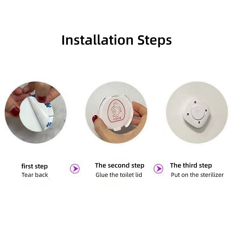 Toilet Deodorizer With Incense Home Generation Mini Air Purifier LED Ultraviolet Toilet Disinfection Lamp Uvc Germicidal Lamp 2025 - $15.99 –P6