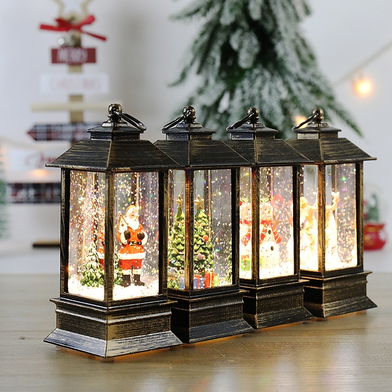 lampada notturna di Natale, lanterne di Natale, decorazioni per la casa, regali ideali, luci per decorazioni di Halloween all'aperto del 2025 a $9.49 –P1