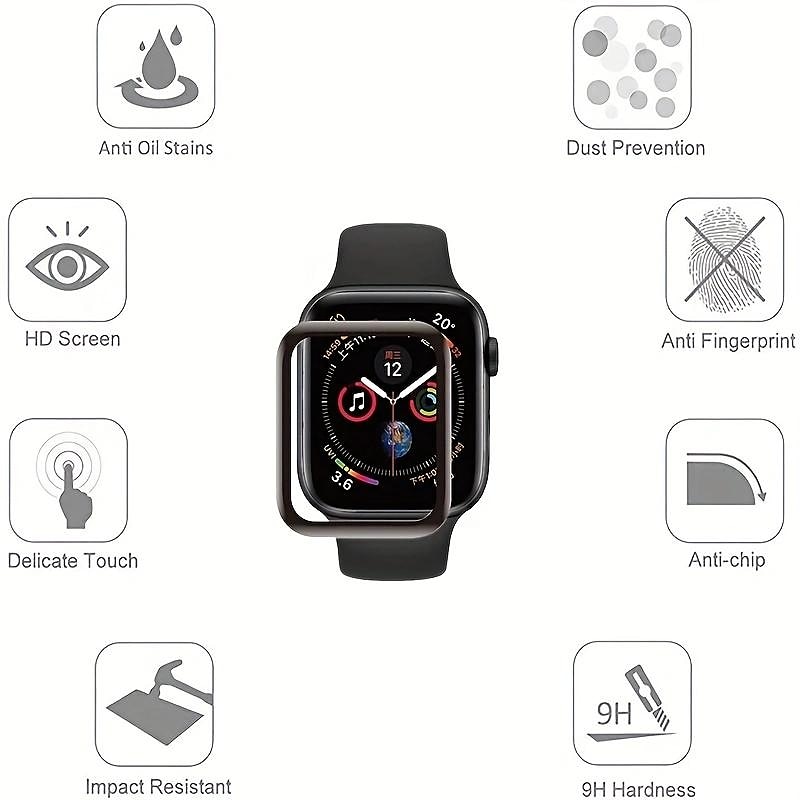 2025年 [2パック] 腕時計 スクリーンプロテクター と互換性があります Apple Watch Ultra 49mm Series 8 7 41mm 45mm Series 6 5 4 SE 40mm 44mm Series 3 2 1 38mm 42mm 最大カバレッジ Touch Sensitive 気泡ゼロ ソフトフィルム 腕時計用アクセサリー  コレクション – $10.99 –P3
