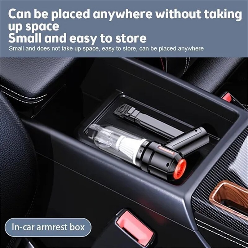 2025年 4-in-1 新しいコードレス車用掃除機 吹き飛ばしと吸引 多機能強力吸引 ミニワイヤレス車掃除機 ハンドヘルドエアダスター ウェットドライ使用 ホームオフィス車の掃除 ペットの毛の掃除に コレクション – $52.99 –P9