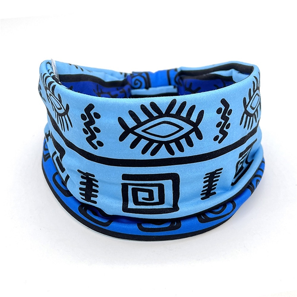 Bandes de cheveux pour femmes, motifs imprimés africains, large bord, nouage élastique, bandeaux de sport, de yoga, couvre-chef pour femmes, accessoires pour cheveux de 2025 ? $6.99 –P12