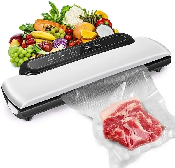 Vacuum Sealer Machine Automatic Food Sealer for Food Savers w/Starter Kit Led Indicator Lights Easy to Clean Dry & Moist Food Modes 2025 - $55.99 –P1