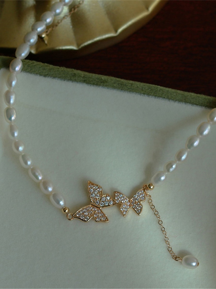 Naisten kaulakoru Muoti ulko- Perhonen Kaulakoru 2026 - MXN $148.76 –P3