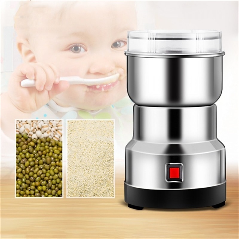 Macinino elettrico per chicchi di caffè, lame in acciaio inossidabile, frullatore per spezie, erbe e noci del 2025 a $28.99 –P1