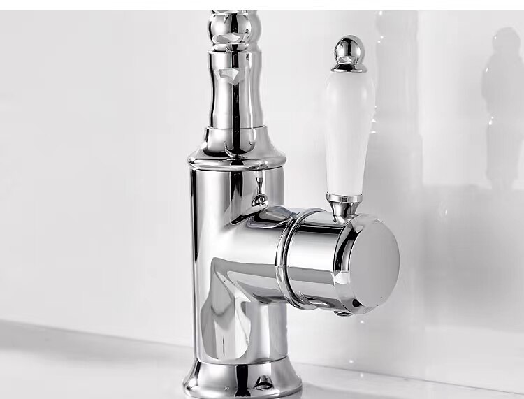 Robinet lavabo - Classique Plaqué Set de centre Mitigeur un trouBath Taps de 2025 ? $97.99 –P1