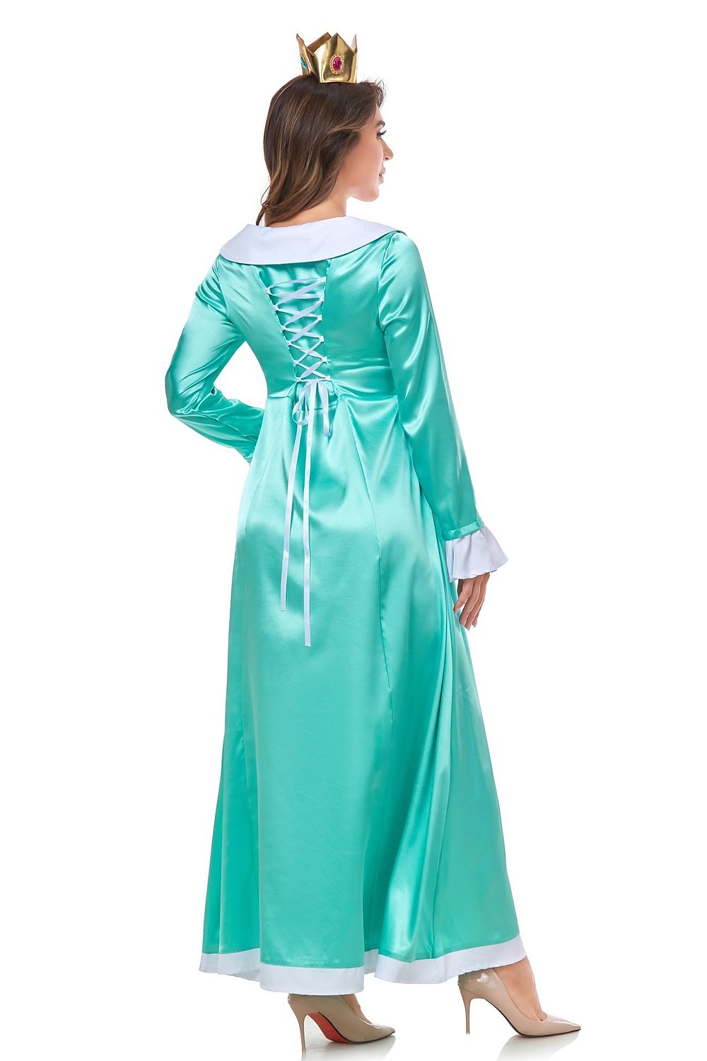 Super Bros Prinsessa Peach Cosplay-Asut Aikuisten Naisten Cosplay Karnevaali Suoritus Halloween Karnevaali Naamiaiset Mardi Gras Helppo karnevaaliasu 2025 - $50.99 -P20